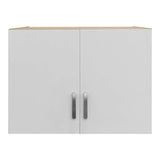 Dulap superior Athos cu 2 usi, 80x42x60 cm - Sonoma-Alb