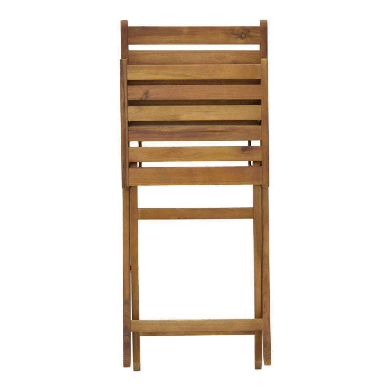 Fatel-Carpuva set de 3 mese de sufragerie din lemn masiv Natural de salcâm, D70x74 cm
