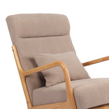 Fotoliu balansoar Edeldy, Tesatura, 102x66x99 cm - Gri-Bej