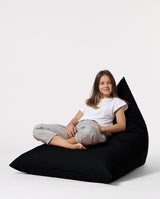 Fotoliu Bean Bag XL, Garden Bean Bag Borini, 145x90x35 cm - Negru