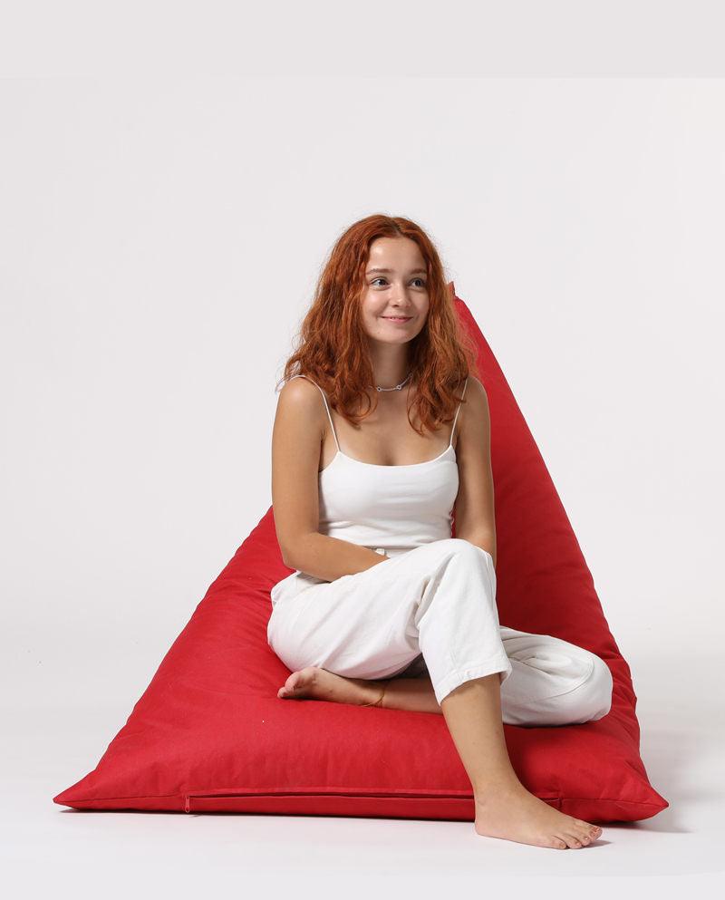 Fotoliu Bean Bag XL, Garden Bean Bag Borini, 145x90x35 cm - Rosu