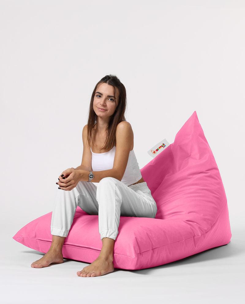Fotoliu Bean Bag XL, Garden Bean Bag Borini, 145x90x35 cm - Roz