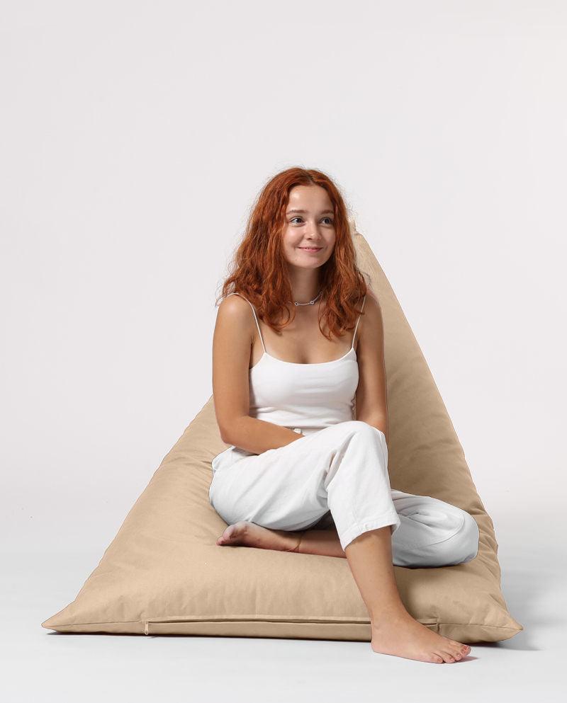Fotoliu Bean Bag XL, Garden Bean Bag Borini, 145x90x35 cm - Maro