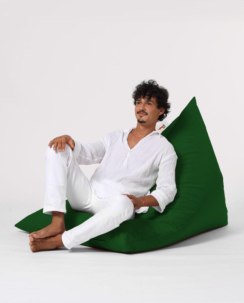 Fotoliu Bean Bag XL, Garden Bean Bag Borini, 145x90x35 cm - Verde