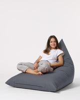 Fotoliu Bean Bag XL, Garden Bean Bag Borini, 145x90x35 cm - Gri inchis