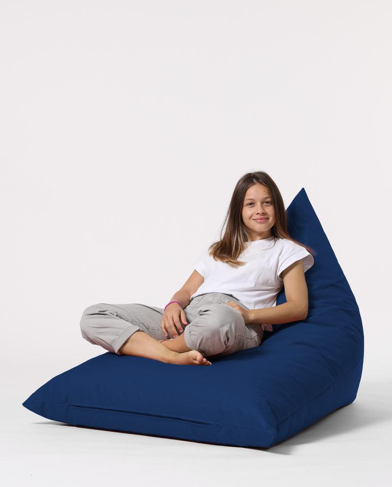 Fotoliu Bean Bag XL, Garden Bean Bag Borini, 145x90x35 cm - Albastru inchis