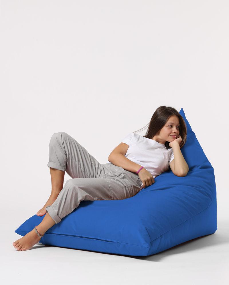 Fotoliu Bean Bag XL, Garden Bean Bag Borini, 145x90x35 cm - Albastru