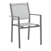 Fotoliu exterior Confidence, metal si textilene, 54x54x86 cm - 152-000026