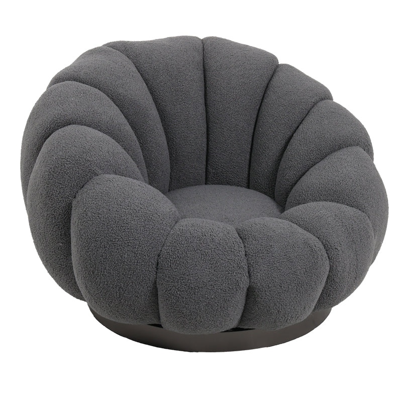Scaun cu brate pivotant Nester, Diverse culori, 98x97x69 cm - Gri