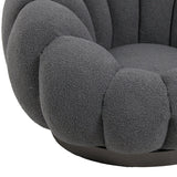 Scaun cu brate pivotant Nester, Diverse culori, 98x97x69 cm - Gri
