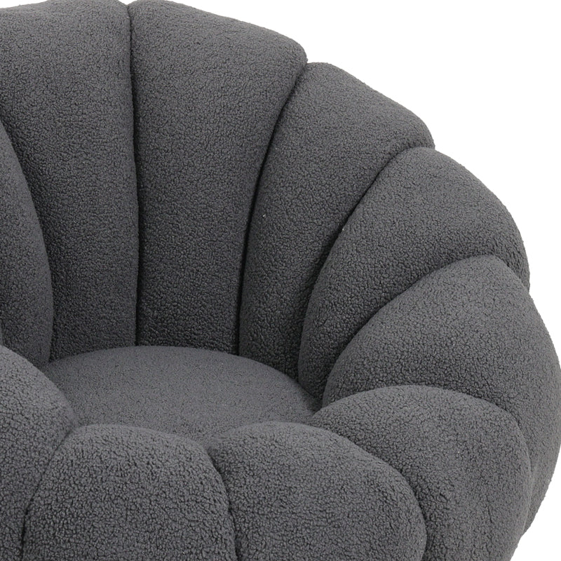 Scaun cu brate pivotant Nester, Diverse culori, 98x97x69 cm - Gri