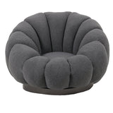 Scaun cu brate pivotant Nester, Diverse culori, 98x97x69 cm - Gri