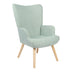 Fotoliu Gerlina, Picioare lemn natural, Diverse culori, 71x64x94 cm - 393-000002