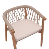 Fotoliu de gradina Abby Boho, Natural, 60x58x78 cm