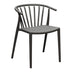 Fotoliu de gradina Armchair, Gri inchis, 55x53x73 cm