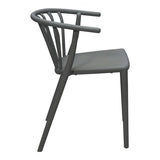 Fotoliu de gradina Armchair, Gri inchis, 55x53x73 cm