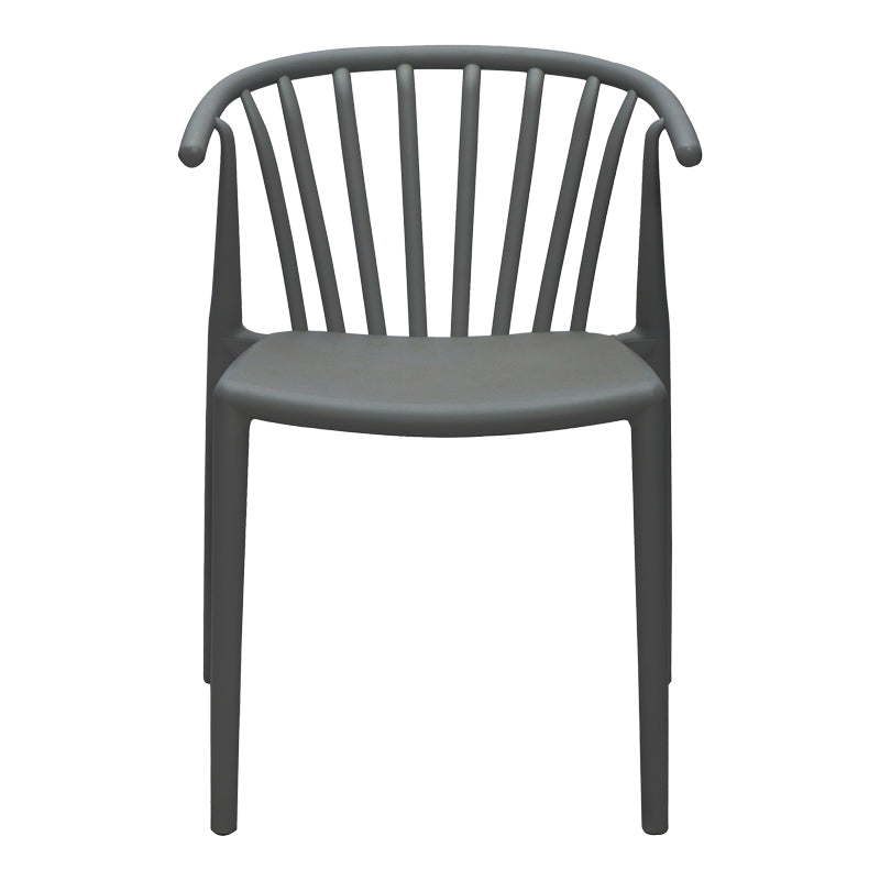 Fotoliu de gradina Armchair, Gri inchis, 55x53x73 cm