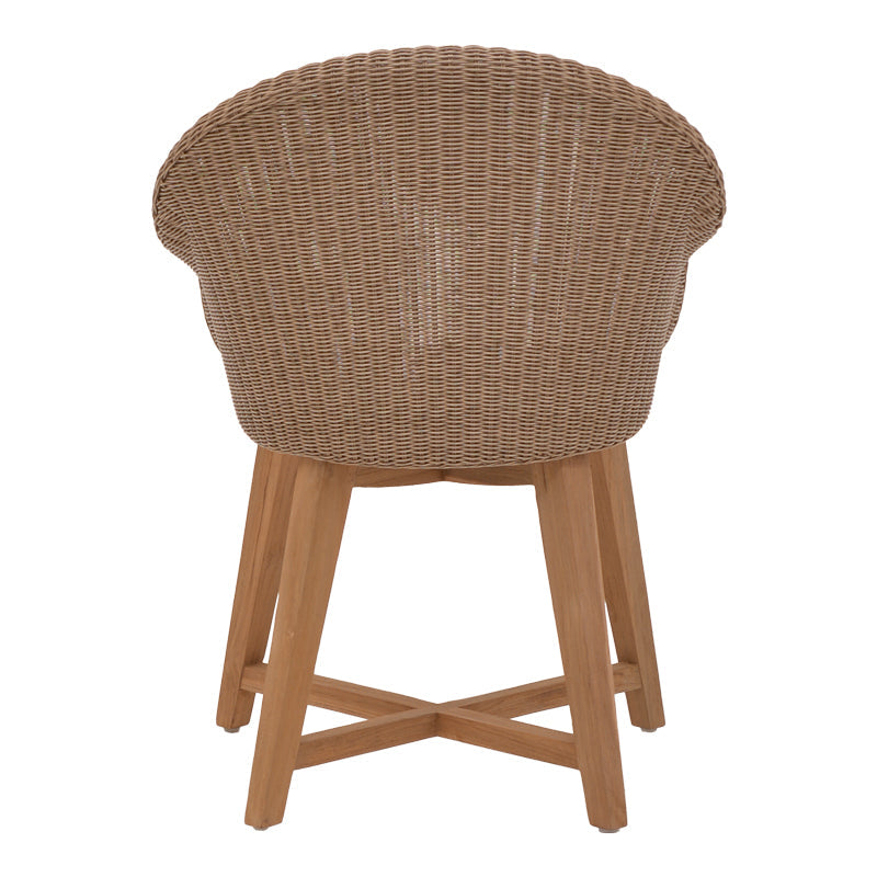Fotoliu de gradina Solso Boho, Natural, 62x58x78 cm