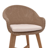 Fotoliu de gradina Solso Boho, Natural, 62x58x78 cm