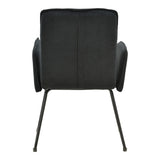 Fotoliu Essential tesatura, neagra, 56x59x89 cm