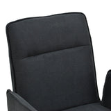 Fotoliu Essential tesatura, neagra, 56x59x89 cm