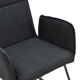 Fotoliu Essential tesatura, neagra, 56x59x89 cm