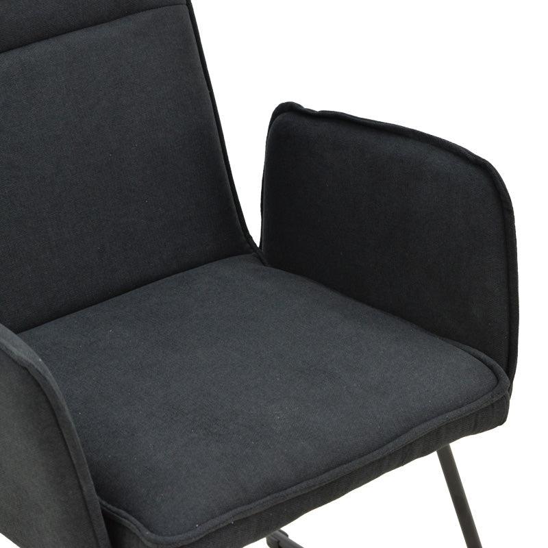 Fotoliu Essential tesatura, neagra, 56x59x89 cm, foto produs 7