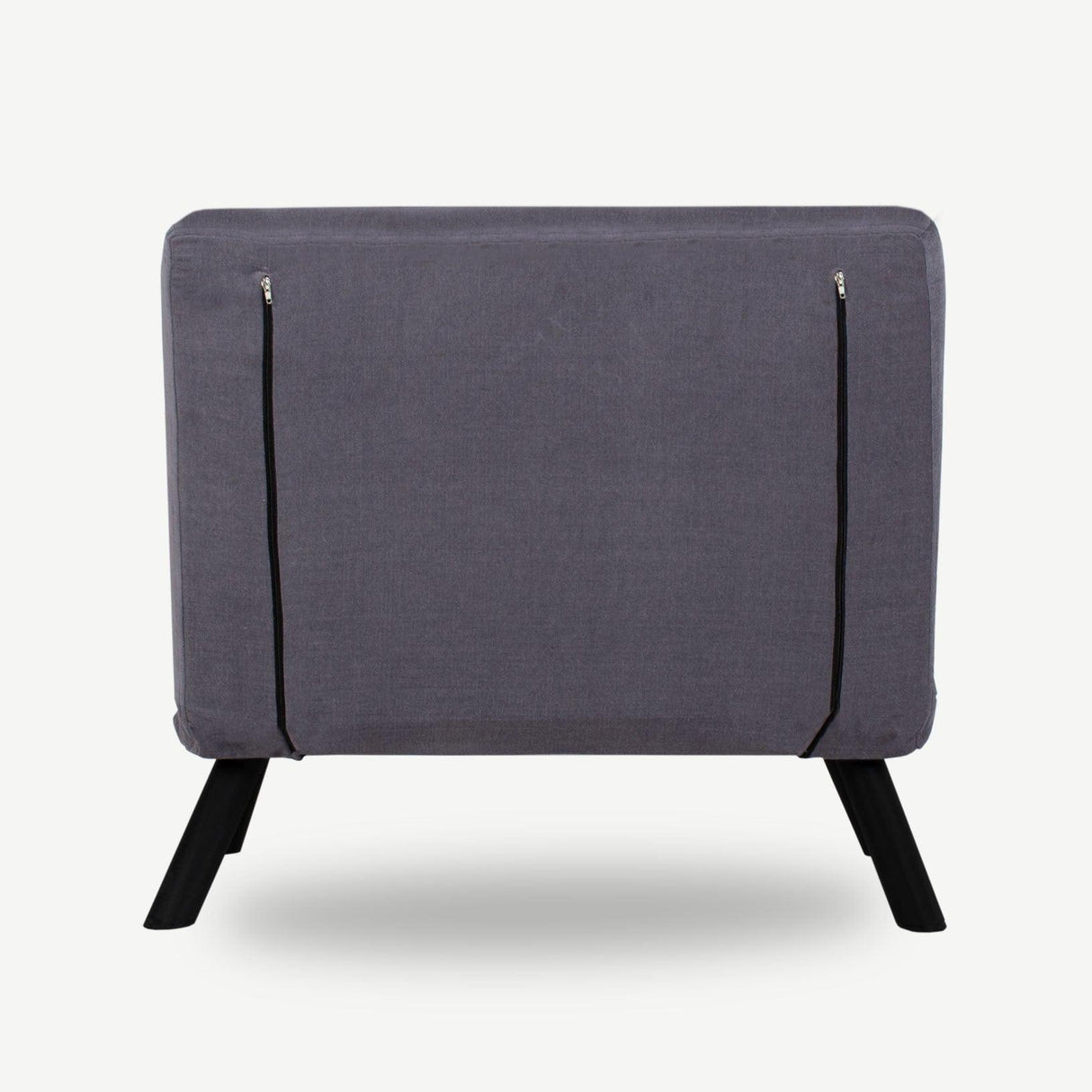 Fotoliu extensibil Handos Single, Gri - Verde Petrol, 67x50x41 cm - Gri