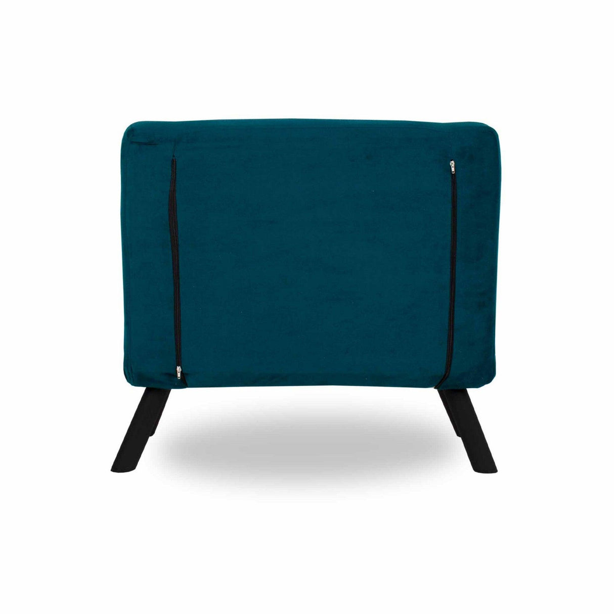 Fotoliu extensibil Handos Single, Gri - Verde Petrol, 67x50x41 cm - Verde Petrol