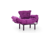 Fotoliu Extensibil Mocca, Violet, 95x70x85 cm