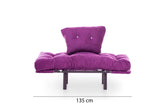 Fotoliu Extensibil Mocca, Violet, 95x70x85 cm