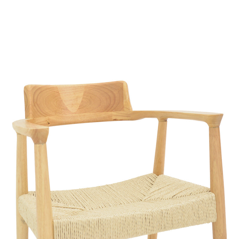 Fotoliu frânghie Jojene, Natural, 58x54x79 cm