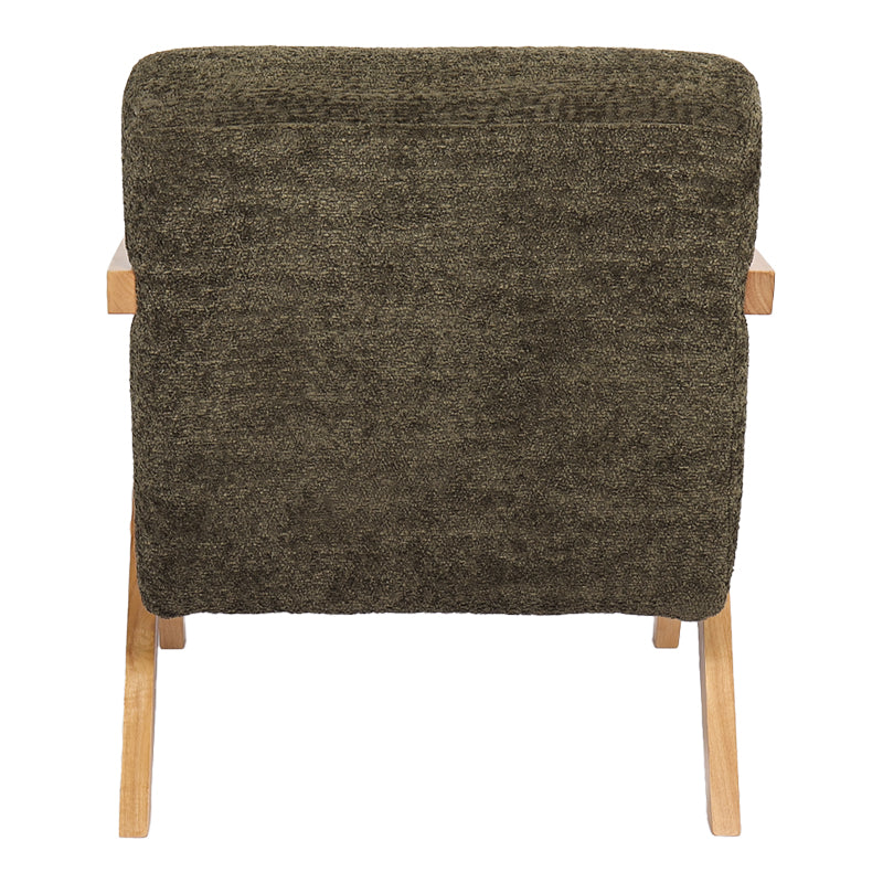 Fotoliu Garifa, Tesatura, 79x75x75 cm - Verde