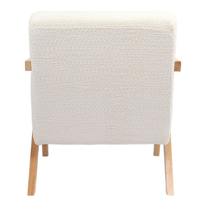 Fotoliu Garifa, Tesatura, 79x75x75 cm - Alb