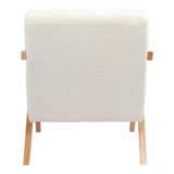 Fotoliu Garifa, Tesatura, 79x75x75 cm - Alb