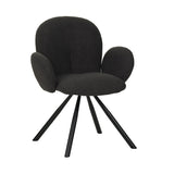 Fotoliu Garzele din teddy, Alb - Gri, 68x66x82 cm - Fotoliu Garzele din teddy, Alb - Gri, 68x66x82 cm - 029-000250