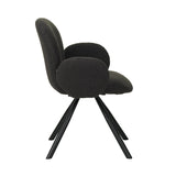Fotoliu Garzele din teddy, Alb - Gri, 68x66x82 cm - Gri
