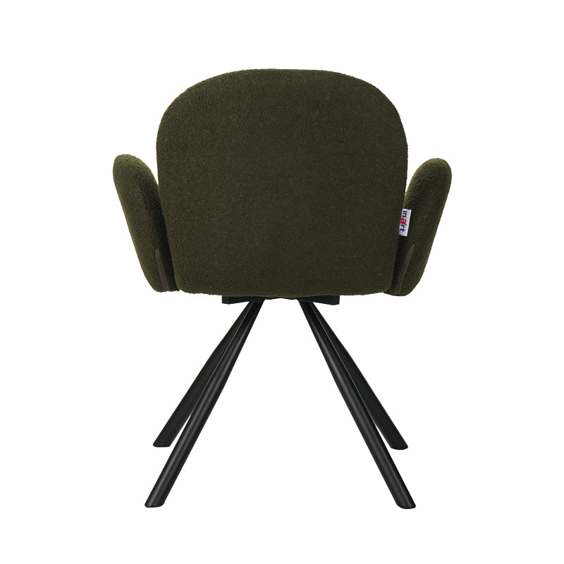 Fotoliu Garzele verde din teddy, 68x66x82 cm, foto produs