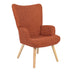 Fotoliu Gerlina, Picioare lemn natural, Diverse culori, 71x64x94 cm - 393-000030