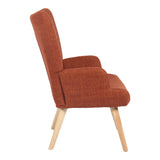 Fotoliu Gerlina, Picioare lemn natural, Diverse culori, 71x64x94 cm - Teracota