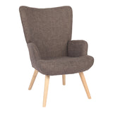 Fotoliu Gerlina, Picioare lemn natural, Diverse culori, 71x64x94 cm - Fotoliu Gerlina, Picioare lemn natural, Diverse culori, 71x64x94 cm - 393-000027