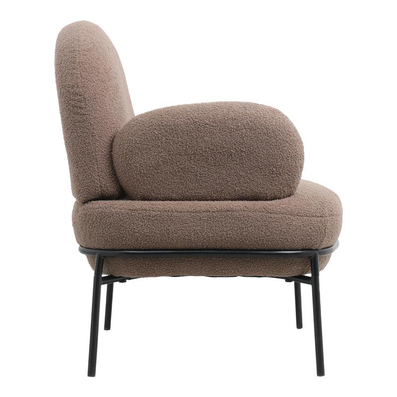 Fotoliu Jaycob boucle, 74x71x83 cm - Maro