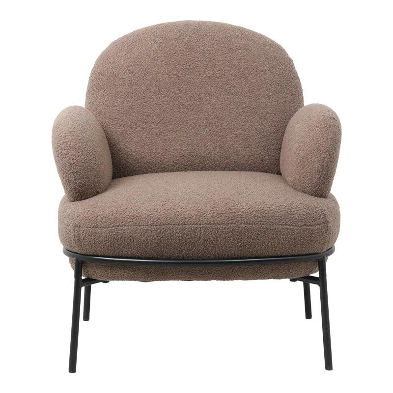 Fotoliu Jaycob boucle, 74x71x83 cm - Maro