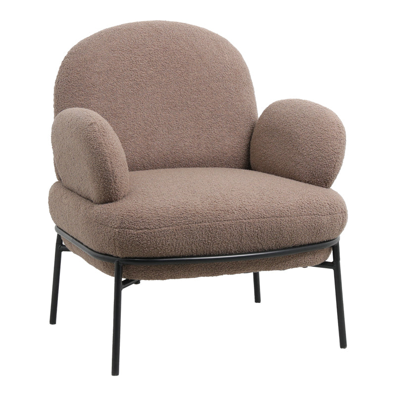 Fotoliu Jaycob boucle, 74x71x83 cm - Fotoliu Jaycob boucle, 74x71x83 cm - 110-000061