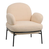 Fotoliu Jaycob boucle, 74x71x83 cm - Fotoliu Jaycob boucle, 74x71x83 cm