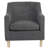 Fotoliu Joyful textil 71x71x81cm - Antracit