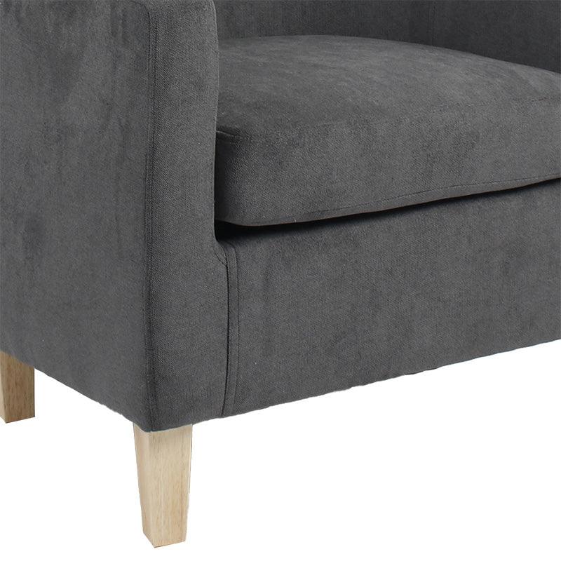 Fotoliu Joyful textil 71x71x81cm - Antracit