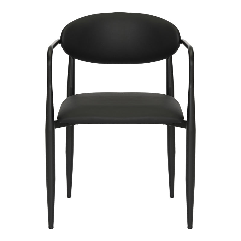 Fotoliu Kalone, 56x55x78 cm - Negru