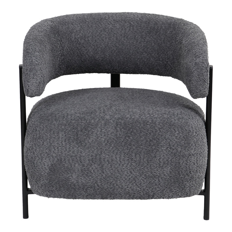Fotoliu Melita, bouclé, Diverse culori, 69x65x69 cm - Gri | SKU: 255-000095 | Fotoliu Melita, bouclé, 69x65x69 cm, varianta Gri, produs pentru amenajarea locuinței, disponibil online în România la CasaMob