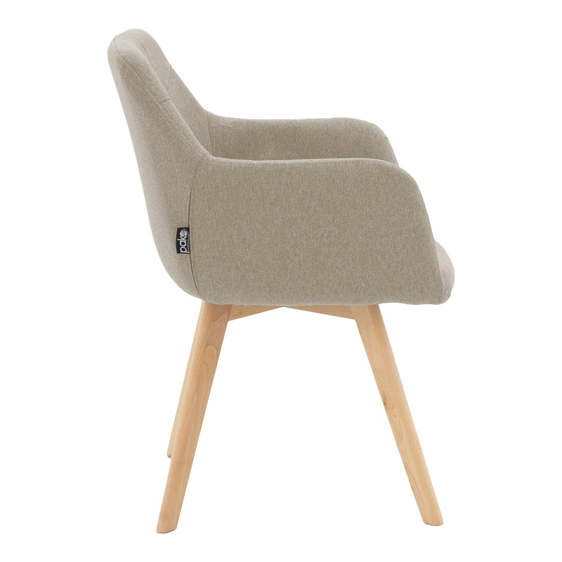 Bej-Natural | SKU: 029-000470 | Fotoliu Nasima, 57x58x84 cm, varianta Bej-Natural, produs pentru amenajarea locuinței, disponibil online în România la CasaMob
